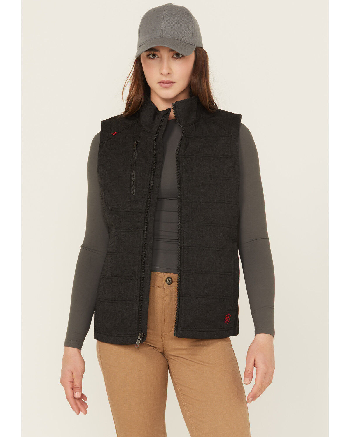 Image #1 - Ariat Women's FR Cloud 9 2.0 Insulated Vest, Black, hi-res