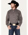 Resistol Men's Jax Solid Button Down Western Shirt , Dark Grey, hi-res