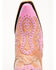Image #7 - Corral Women's Studded Neon Blacklight Western Boots - Snip Toe, Pink, hi-res