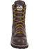 Image #4 - Georgia Waterproof 8" Low Heel Logger Work Boots, Chocolate, hi-res
