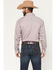 Image #4 - Wrangler Men's Plaid Print Long Sleeve Button-Down Stretch Western Shirt, Lavender, hi-res