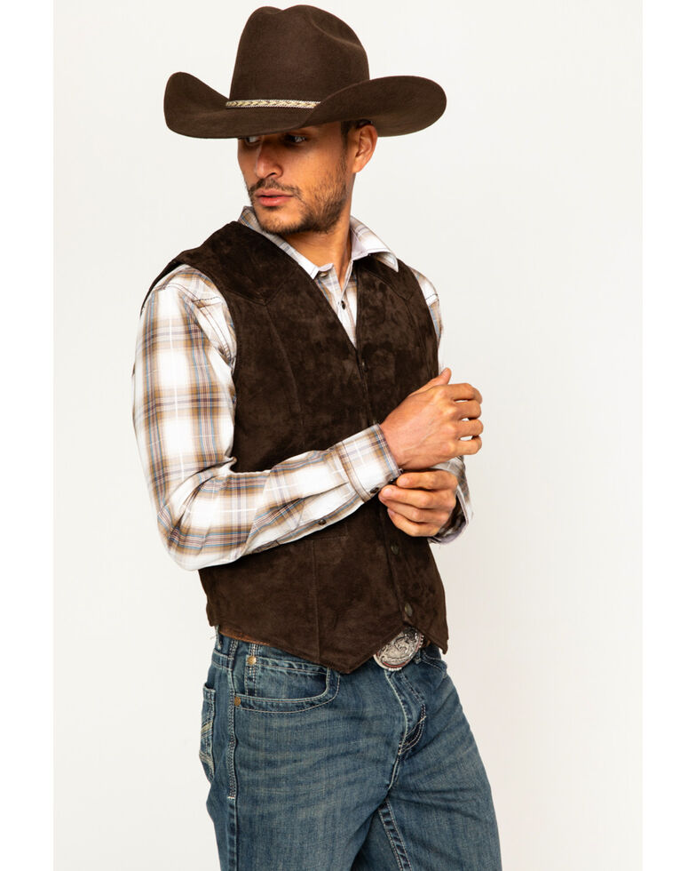 Cody James Men's Wild Boar Suede Vest