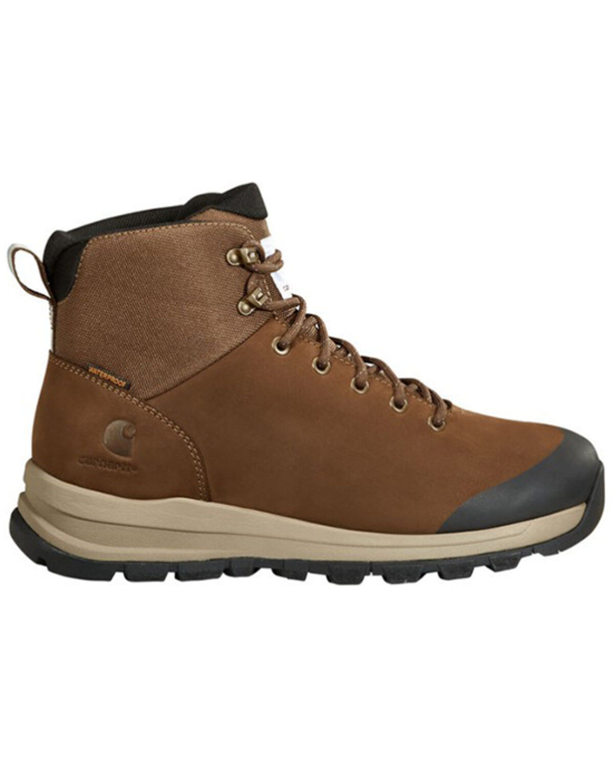 Image #2 - Carhartt Men's Outdoor Waterproof 5" Soft Toe Hiking Work Boot, Dark Brown, hi-res