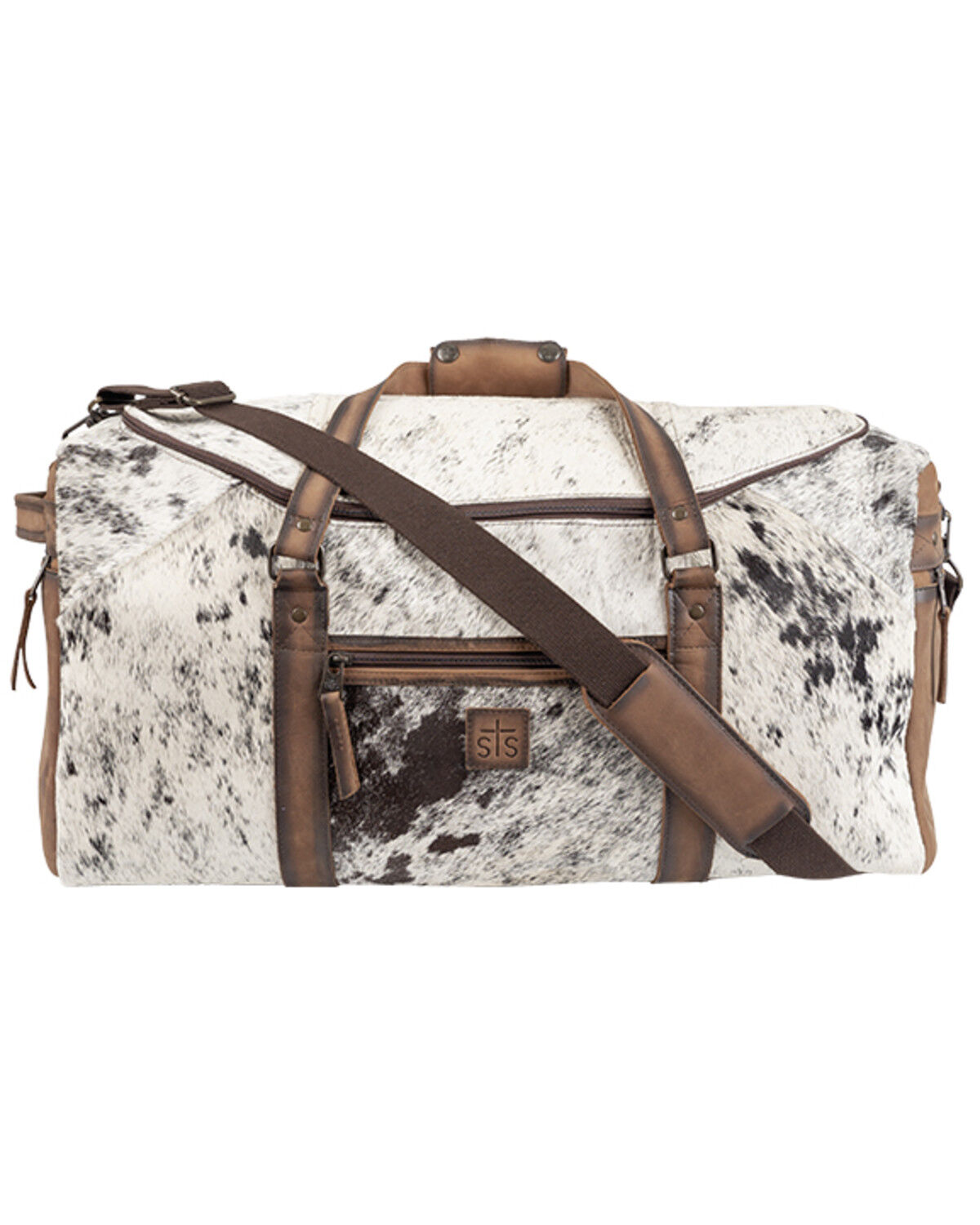 STS Ranchwear by Carroll Rustler Cowhide Duffle Bag