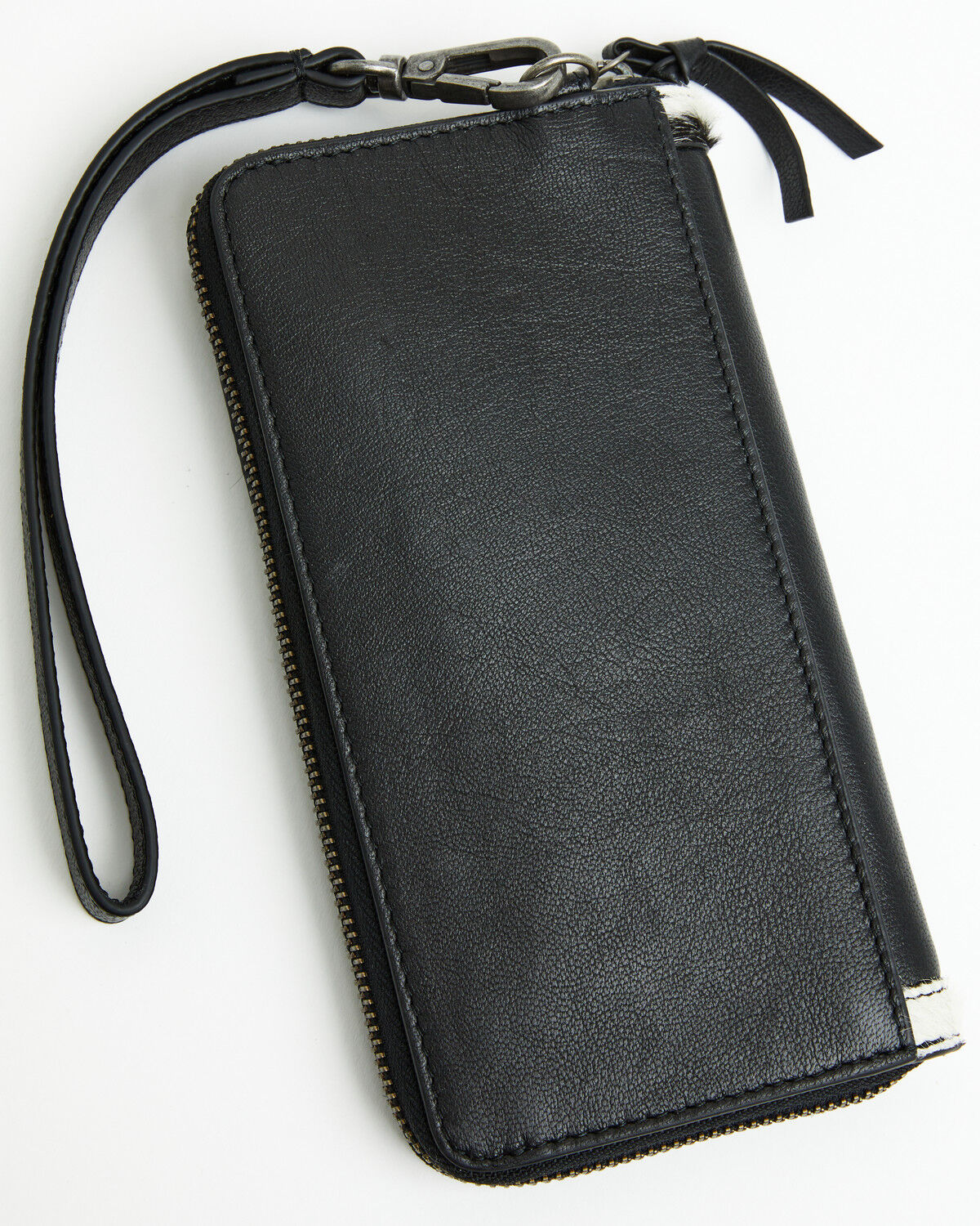 Image #2 - Shyanne Women's Delcy Large Full-Zip Boot Stitch Wallet, Black, hi-res