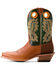 Image #2 - Ariat Men's Bronc Stomper Western Boots - Square Toe, Brown, hi-res