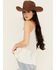 Image #2 - Shyanne Women's Crochet Halter Tank Top, White, hi-res