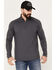 Brothers & Sons Men's Base Layer Quarter Zip Shirt, Charcoal, hi-res