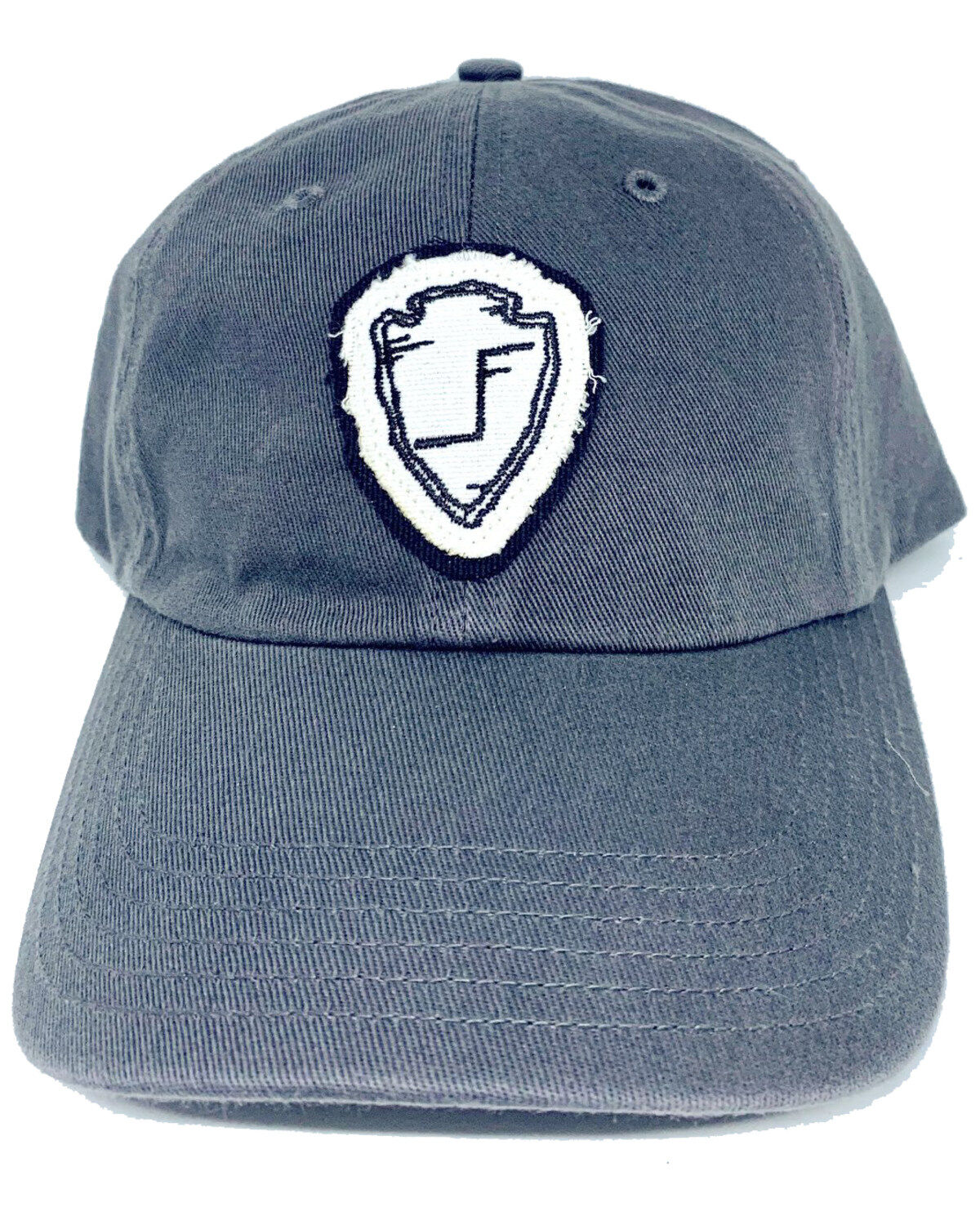 Image #1 - Lane Frost Women's Frontier Days Cheyenne Arrow Patch Ball Cap , Grey, hi-res