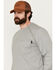 Image #2 - Hawx Men's FR Long Sleeve Pocket T-Shirt - Big, Silver, hi-res