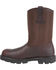 Georgia Men's Homeland Waterproof Wellington Boots, Brown, hi-res