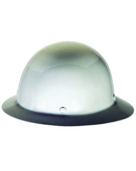 Image #1 - MSA Men's Skullgard Fas-Trac Full Brim Work Hard Hat , White, hi-res