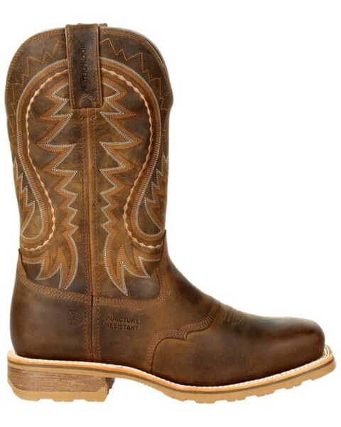 Image #2 - Durango Men's Maverick Pro Western Work Boots - Steel Toe, Tan, hi-res