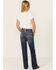 Image #3 - Ariat Girls' Everlee Bootcut Jeans, Medium Wash, hi-res