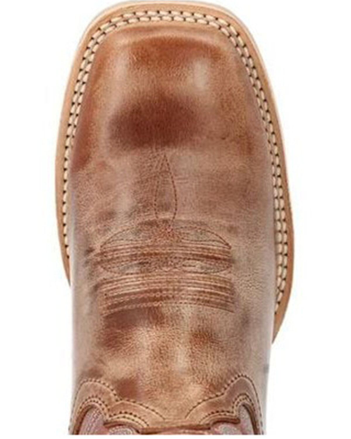 Image #6 - Durango Women's Red Lady Rebel Pro Western Performance Boots - Broad Square Toe, Rose, hi-res