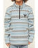 Image #3 - Cowboy Hardware Boys' Serape Striped Print 1/4 Zip Pullover, Multi, hi-res