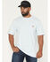 Image #1 - Carhartt Men's Loose Fit Heavyweight Short Sleeve Pocket T-Shirt, Light Blue, hi-res