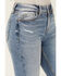 Image #2 - Shyanne Women's Catalina Light Medium Wash High Rise Stretch Flare Jeans, Light Wash, hi-res