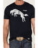 Wrangler Men's 75 Years Horse Graphic T-Shirt , Dark Blue, hi-res