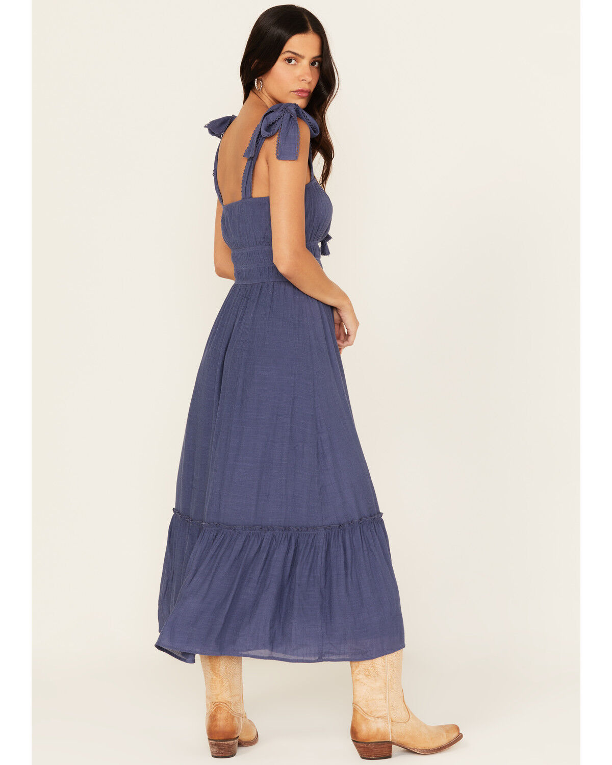 Product Name:  Trixxi Women's Smocked Waist Midi Dress