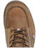 Image #5 - Carolina Men's 6" Domestic AMP USA Wedge Moc Work Boot - Steel Toe, Brown, hi-res