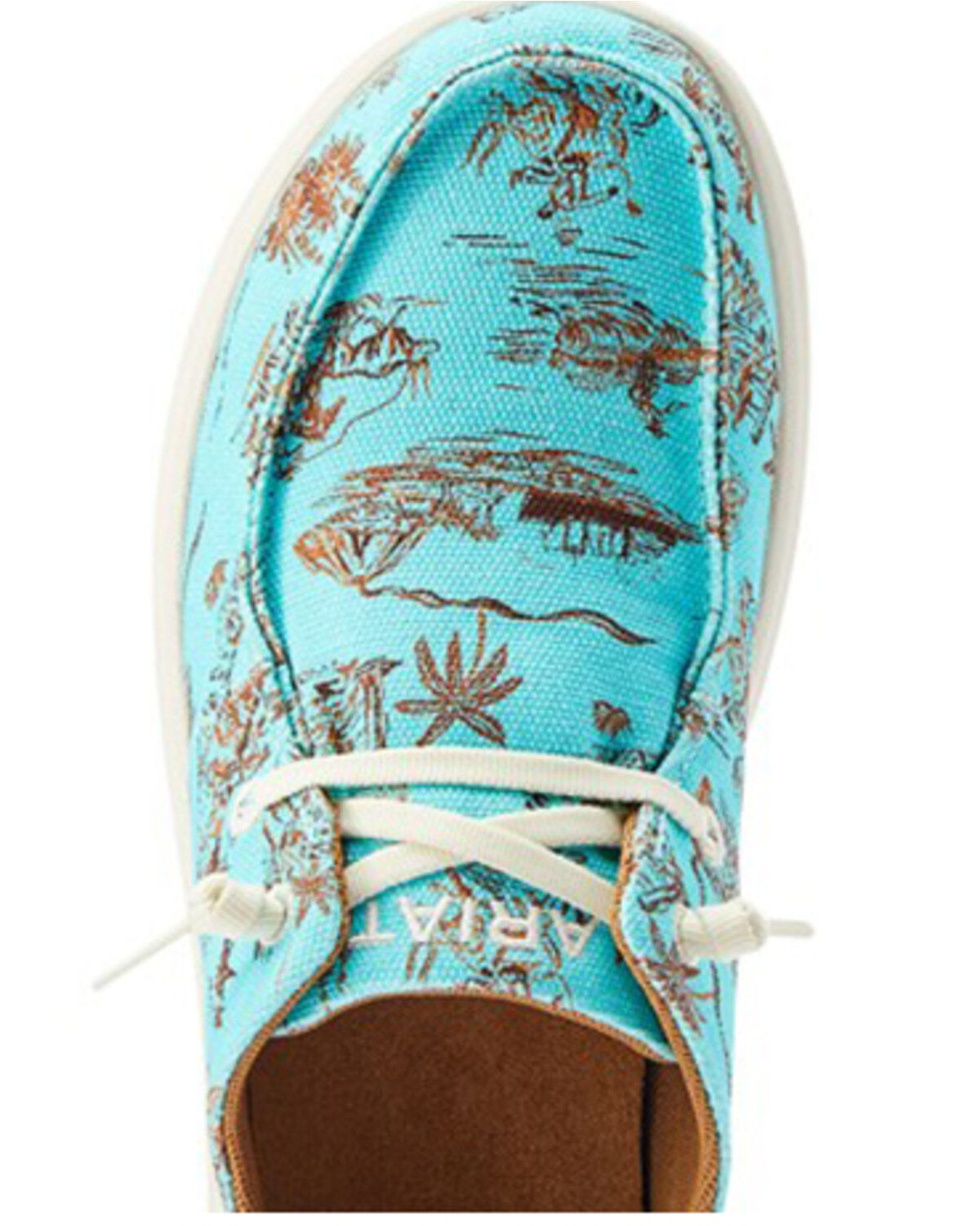Image #4 - Ariat Women's Hilo Western Aloha Casual Shoes - Moc Toe, , hi-res
