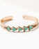 Image #2 - Shyanne Women's 5-piece Copper & Turquoise Beaded Concho Stretch Bracelet Set, Rust Copper, hi-res