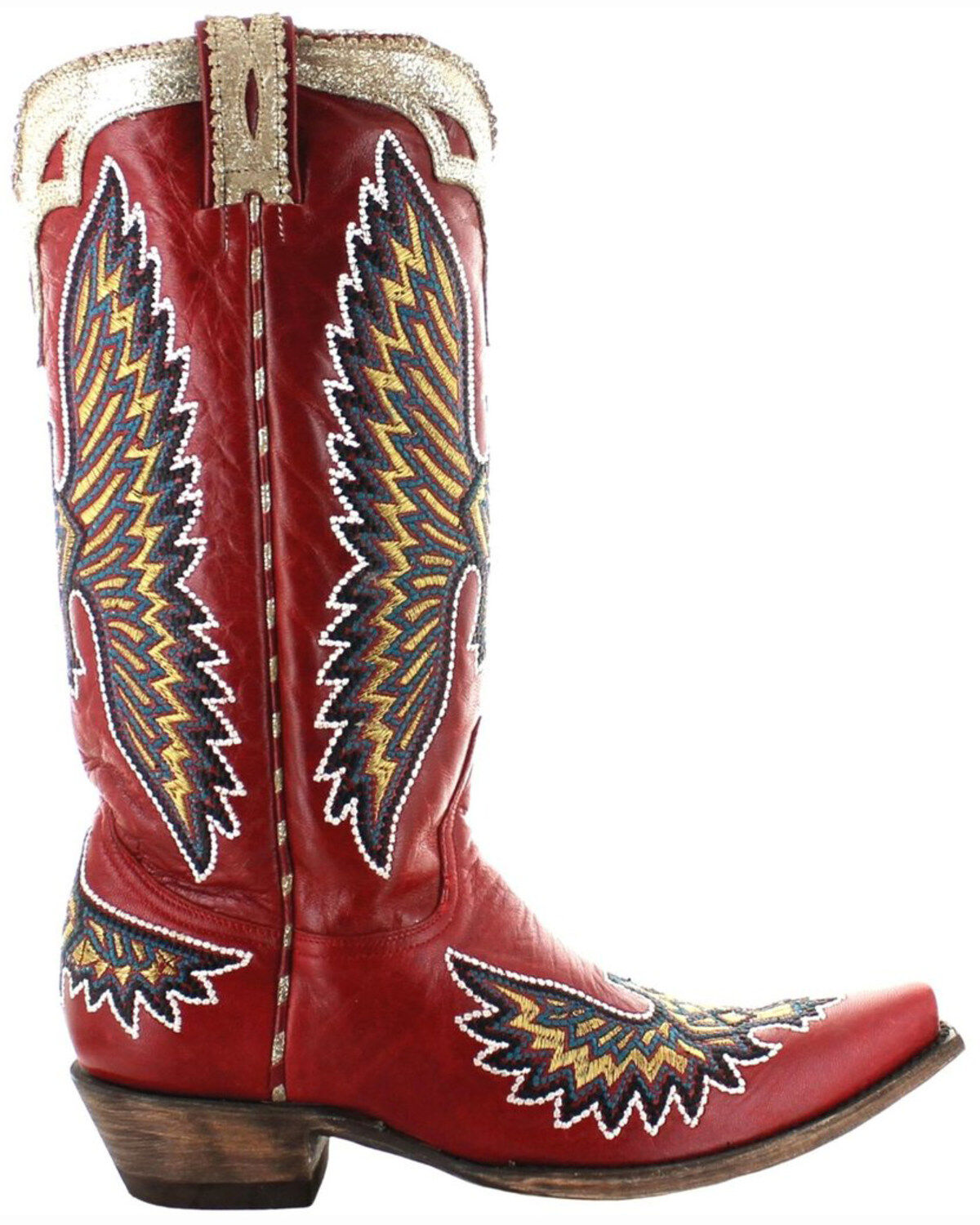 Image #2 - Old Gringo Women's Eagle Stitch Western Boots - Snip Toe, , hi-res