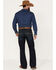 Cinch Men's Carter 2.0 Dark Rinse Relaxed Boot Performance Stretch Denim Jeans, Indigo, hi-res