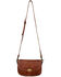 Image #4 - Myra Bag Women's Lobeth Accent Leather And Hairon Crossbody Bag , Brown, hi-res
