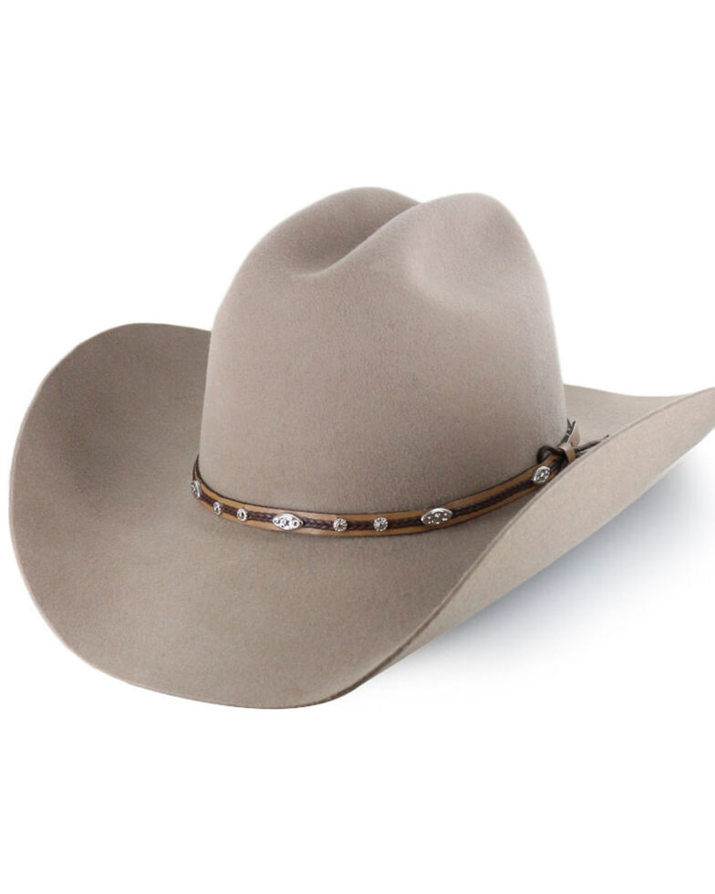 Cody James® Men's Ruidosa Low Cattleman 4" Pro Rodeo Brim Wool Hat, Tan, hi-res