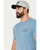 Image #2 - Brixton Men's Parsons Logo Short Sleeve Graphic T-Shirt, Blue, hi-res