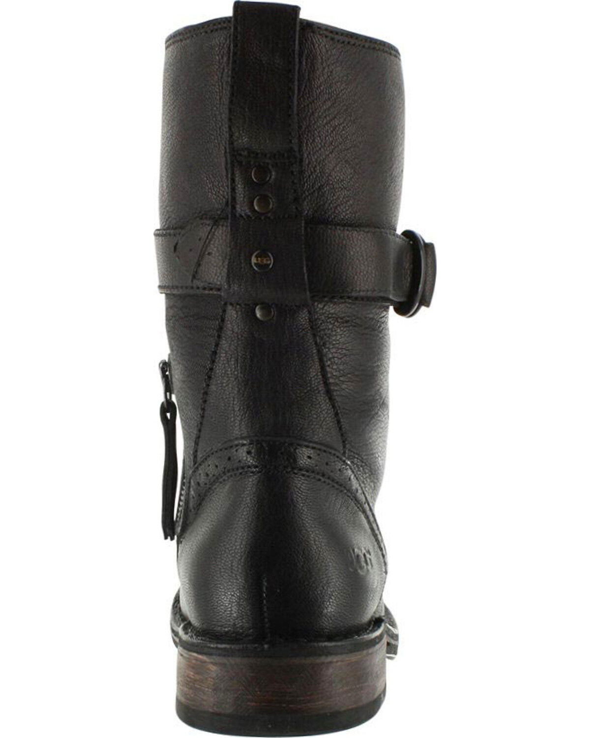Image #7 - UGG Women's Jenna Military Boots - Round Toe, Black, hi-res