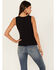 Image #4 - Idyllwind Women's Edna Button Front Ribbed Tank , Black, hi-res