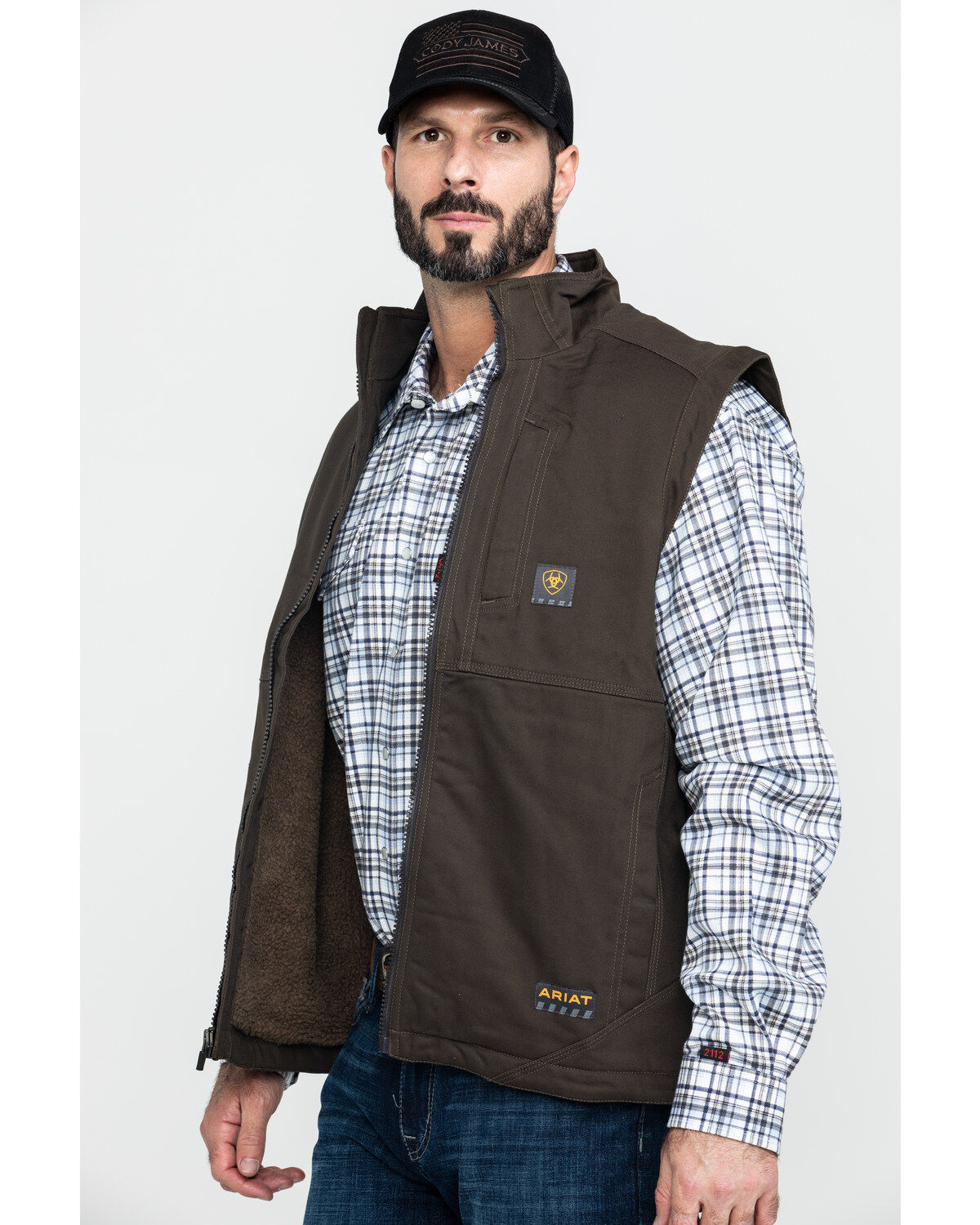 Image #3 - Ariat Men's Rebar Duracanvas Work Vest - Big & Tall, , hi-res