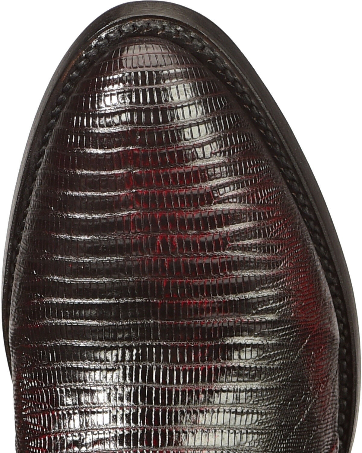 dan post black cherry lizard boots