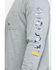 Ariat Men's Gray Rebar Cotton Strong Graphic Long Sleeve Work Shirt - Big & Tall , Heather Grey, hi-res