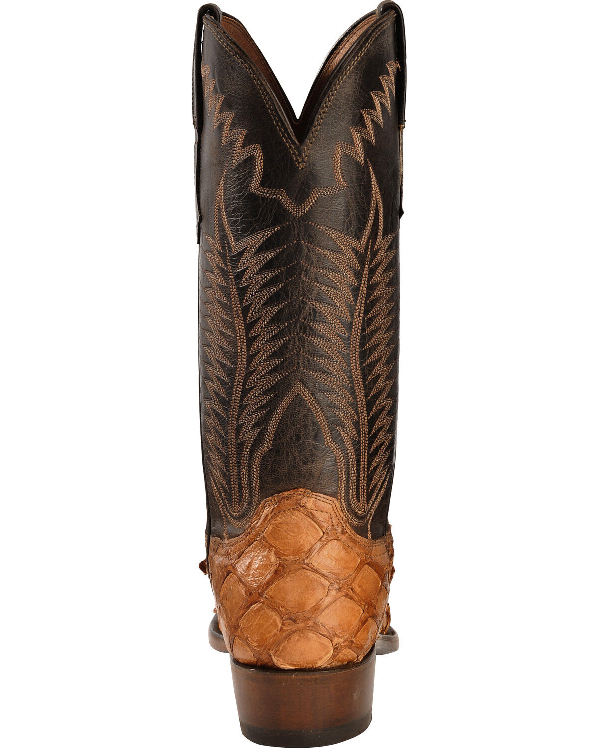 lucchese pirarucu cognac