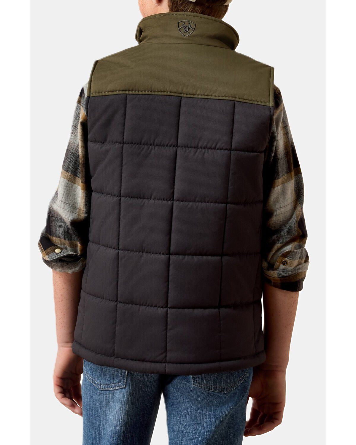 Image #2 - Ariat Boys' Crius Insulated Vest, Multi, hi-res