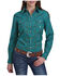 Image #1 - Roper Women's Paisley Print Long Sleeve Snap Western Shirt, , hi-res