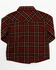 Image #3 - Cody James Boys' Plaid Print Long Sleeve Flannel Snap Shirt - Toddler, Rust Copper, hi-res