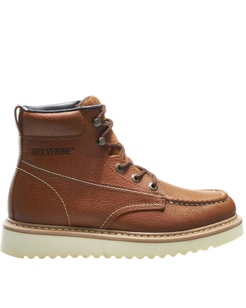 wolverine moc toe work boots