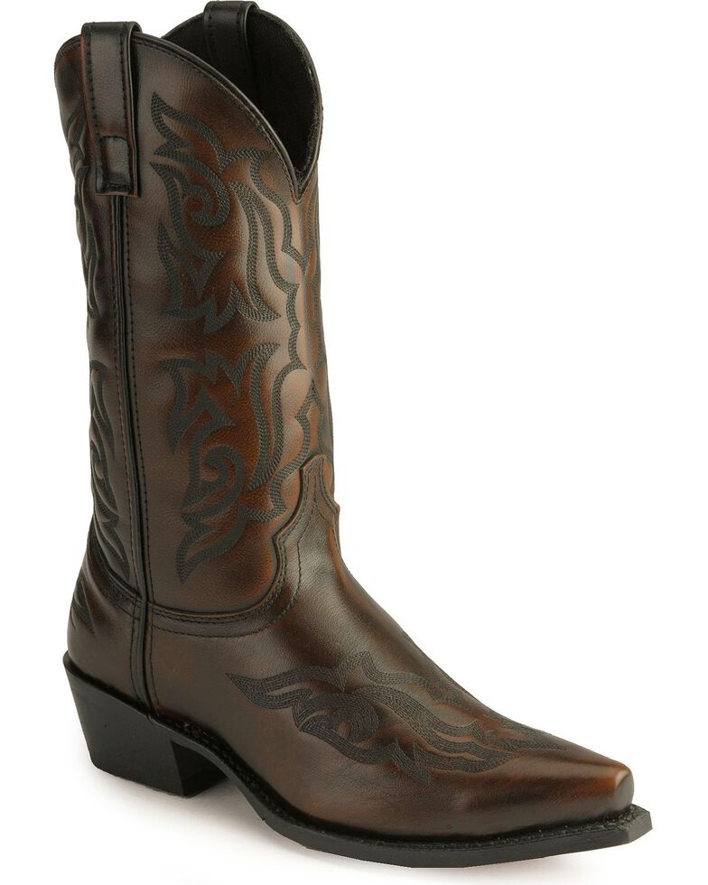 Laredo Men's Hawk Western Boots, Burnt Apple, hi-res