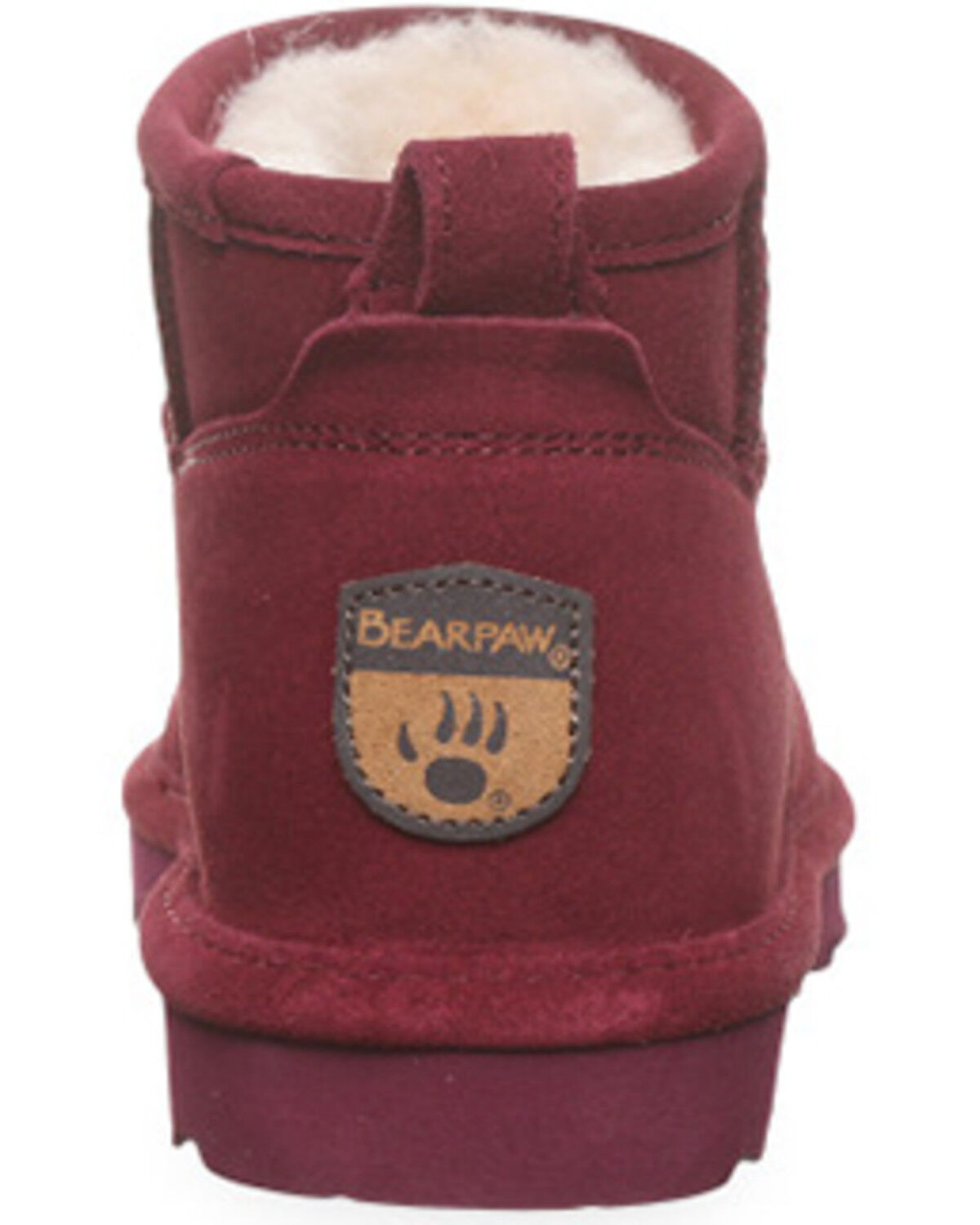 Image #5 - Bearpaw Women's Shorty Casual Boots, Burgundy, hi-res