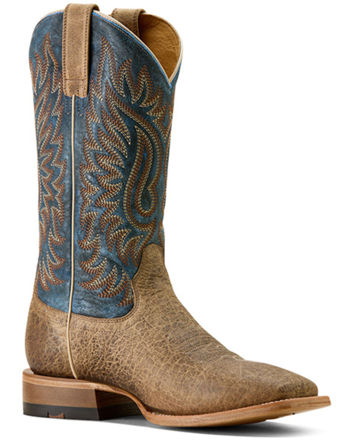Image #1 - Ariat Men's Gold Point Western Boots - Broad Square Toe, Brown, hi-res
