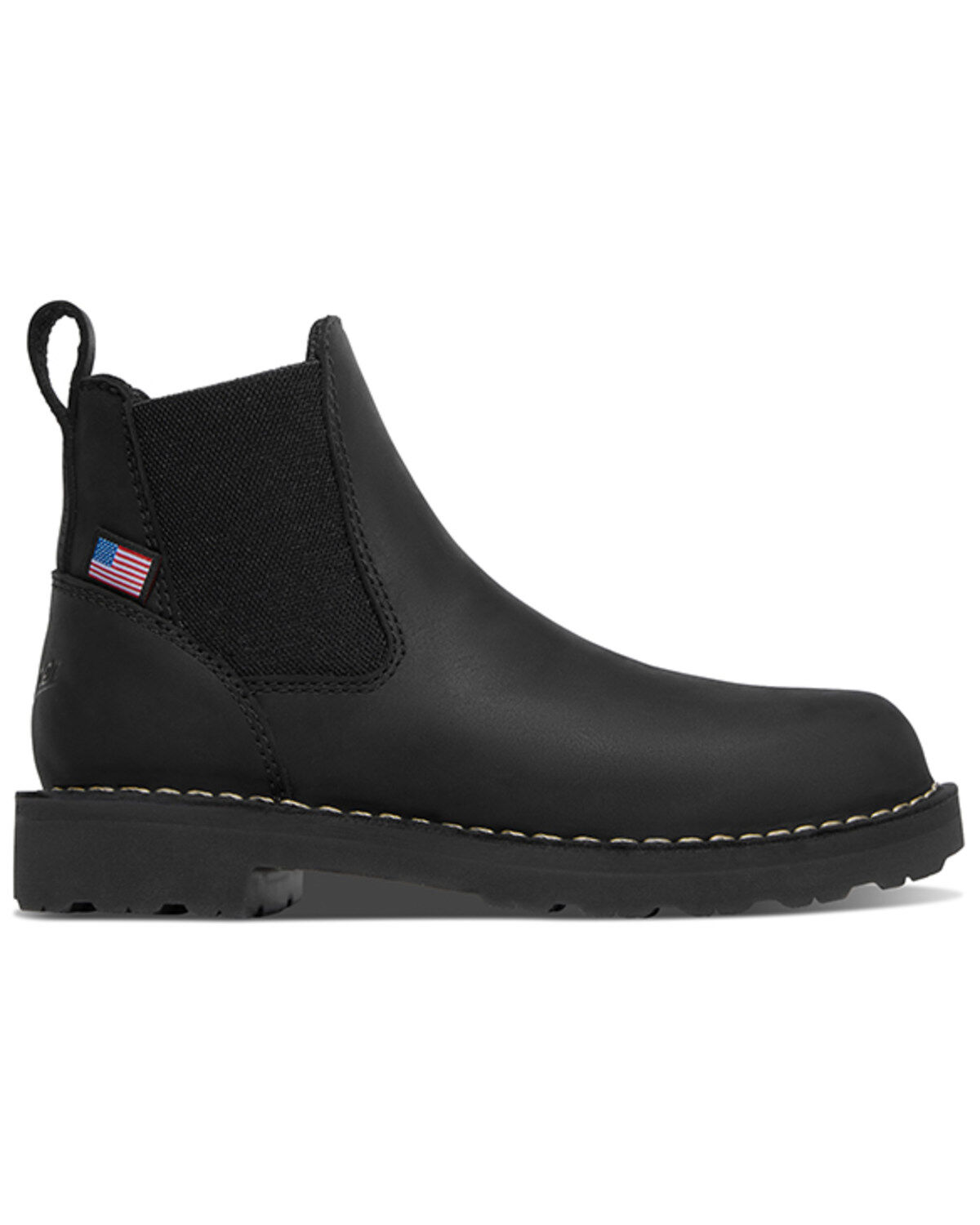 Image #2 - Danner Women's 5" Bull Run Chelsea Work Boots - Soft Toe, Black, hi-res
