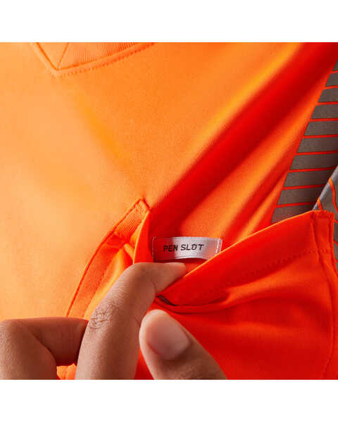 Image #4 - Ariat Women's Rebar Hi-Vis ANSI Short Sleeve T-Shirt - Plus, Bright Orange, hi-res