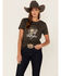 Wrangler Women's Brown Desert Scene Logo Graphic Tee, Black, hi-res