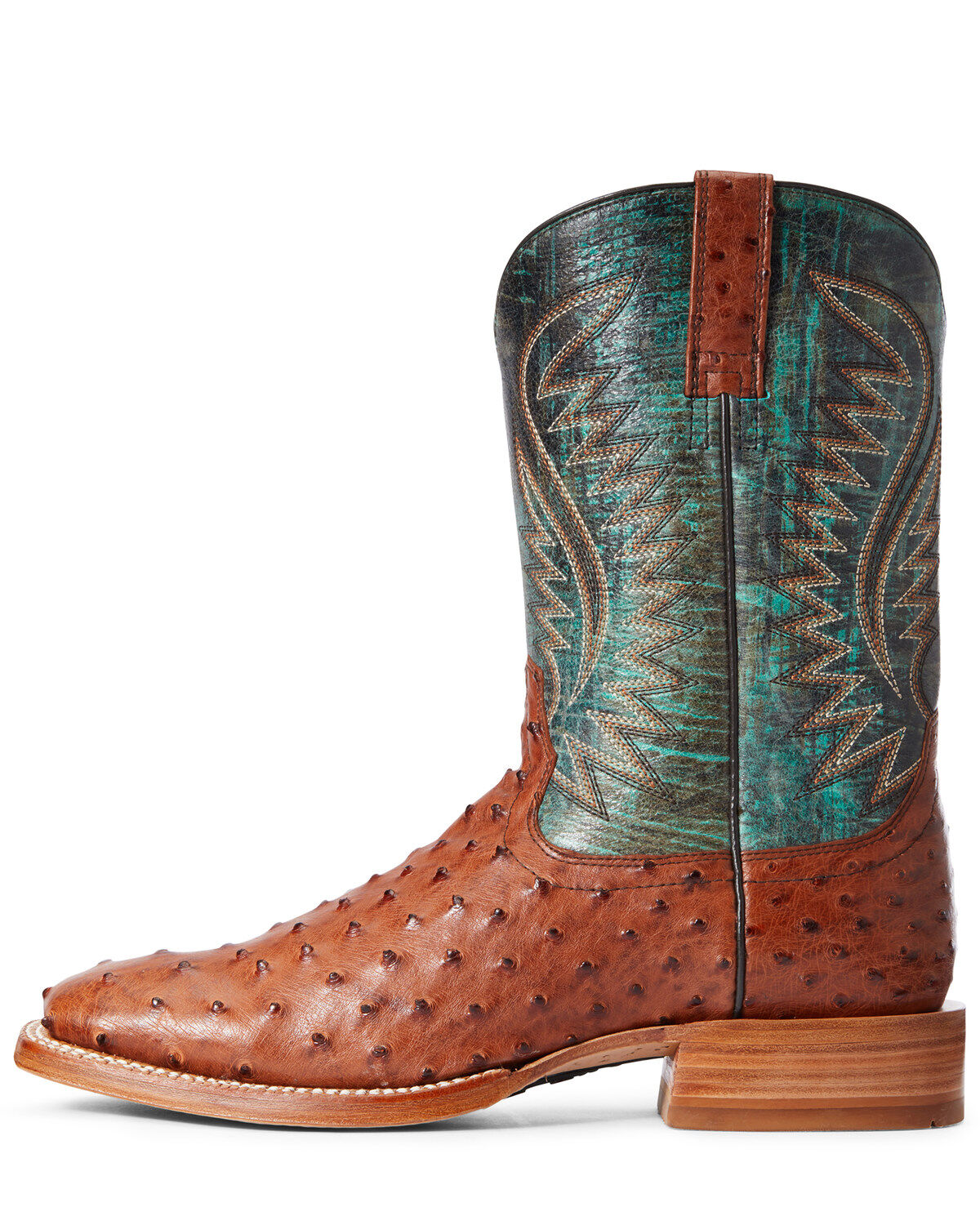 Image #2 - Ariat Men's Gallup Brandy Western Boots - Broad Square Toe, , hi-res