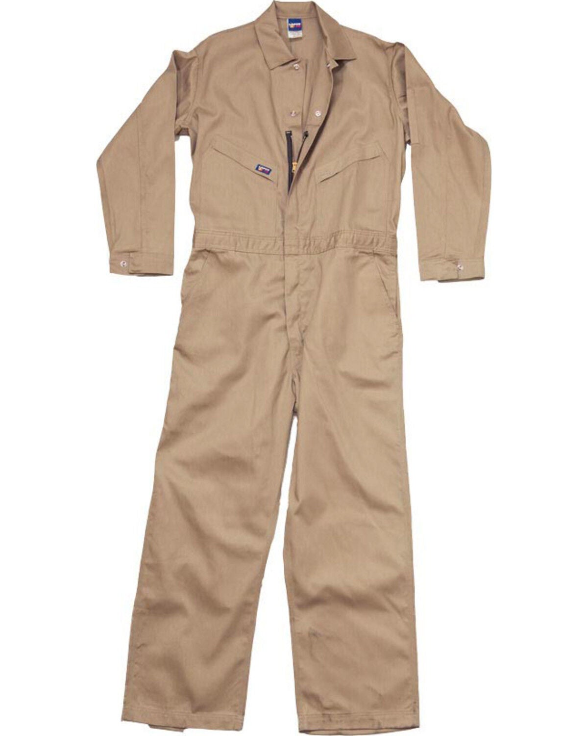 Lapco Men's FR Deluxe Coveralls, Beige/khaki, hi-res